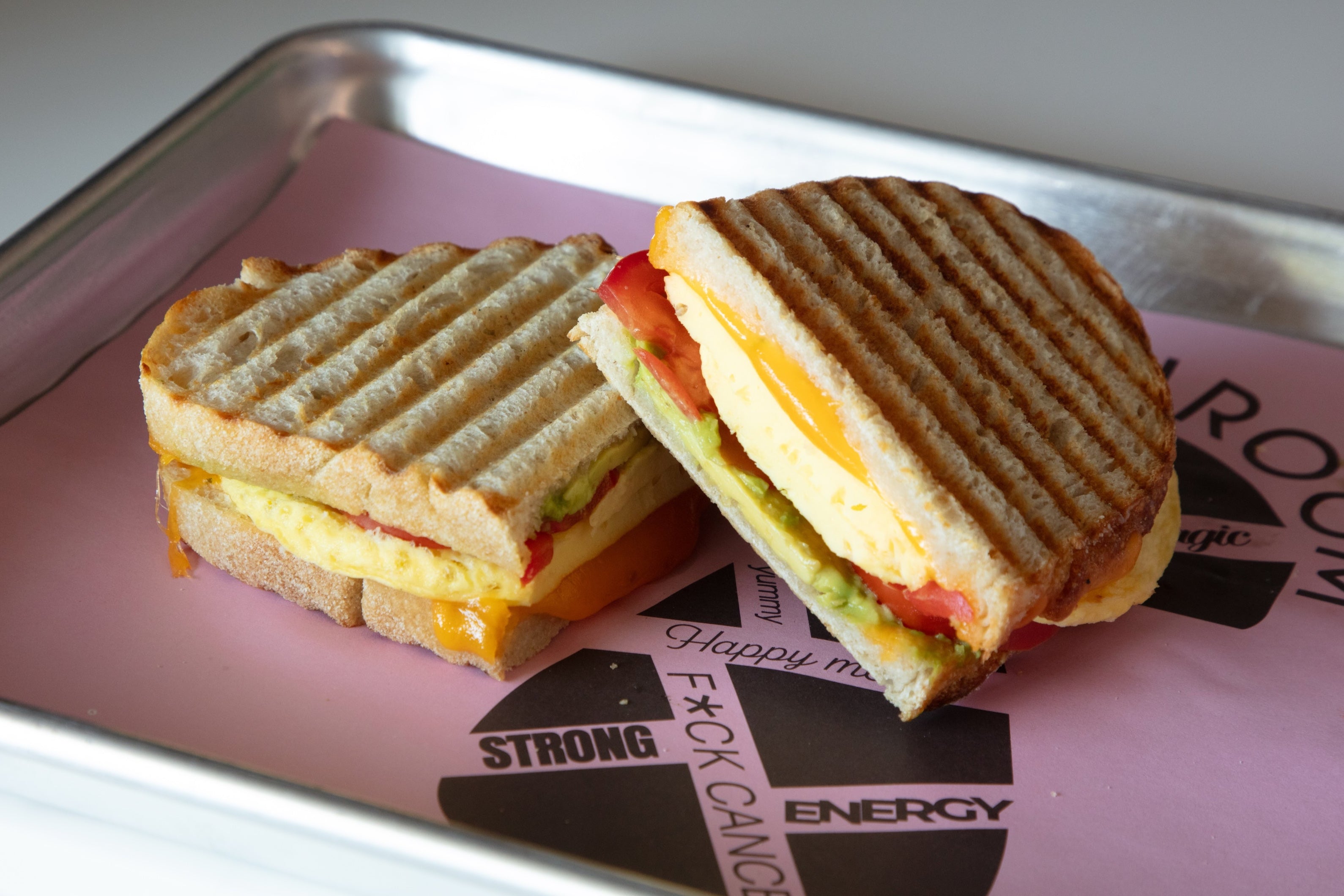 High-Protein Press Breakfast Sandwich (32g of Protein)
