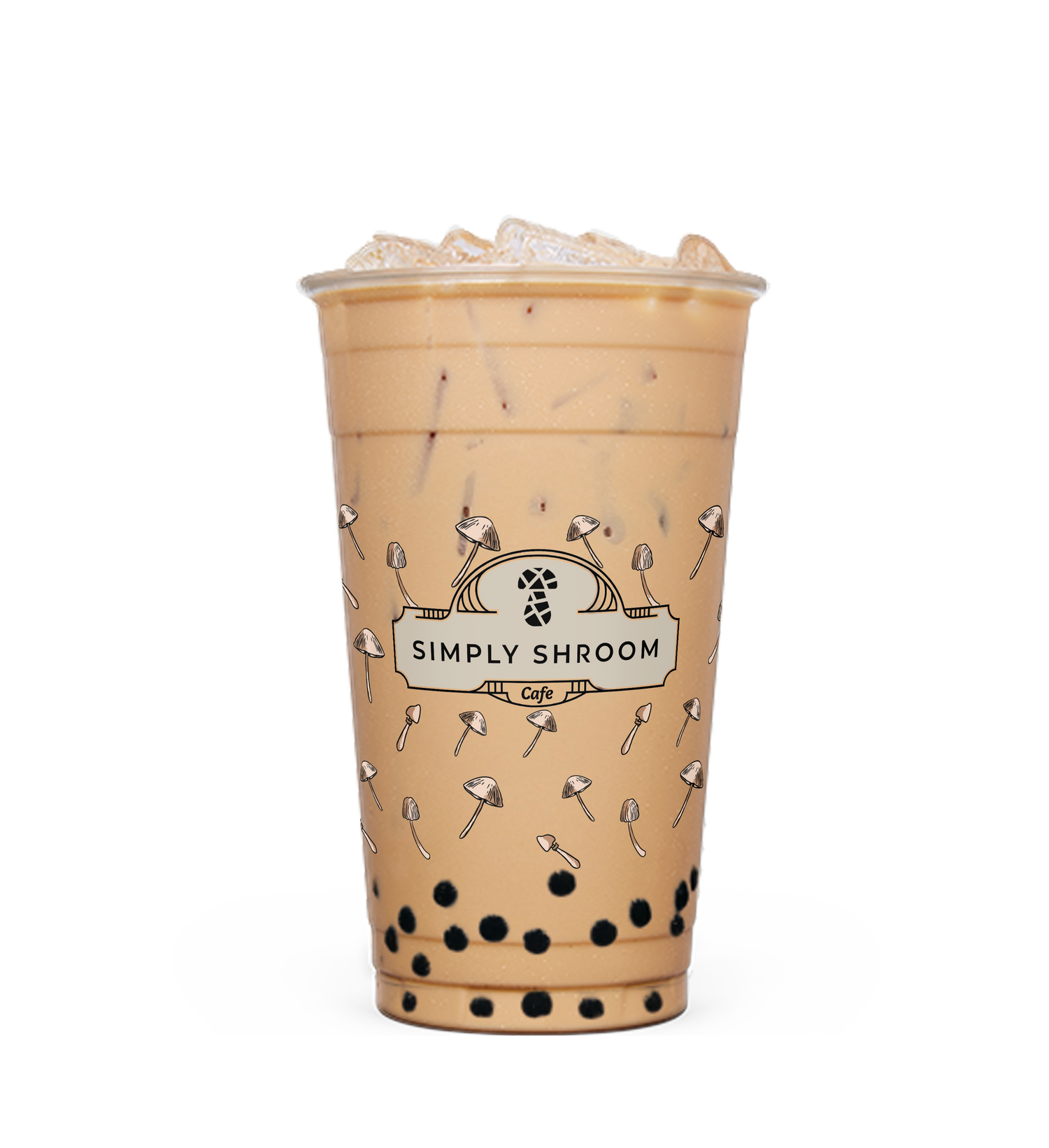 Super Shroom Boba Latte