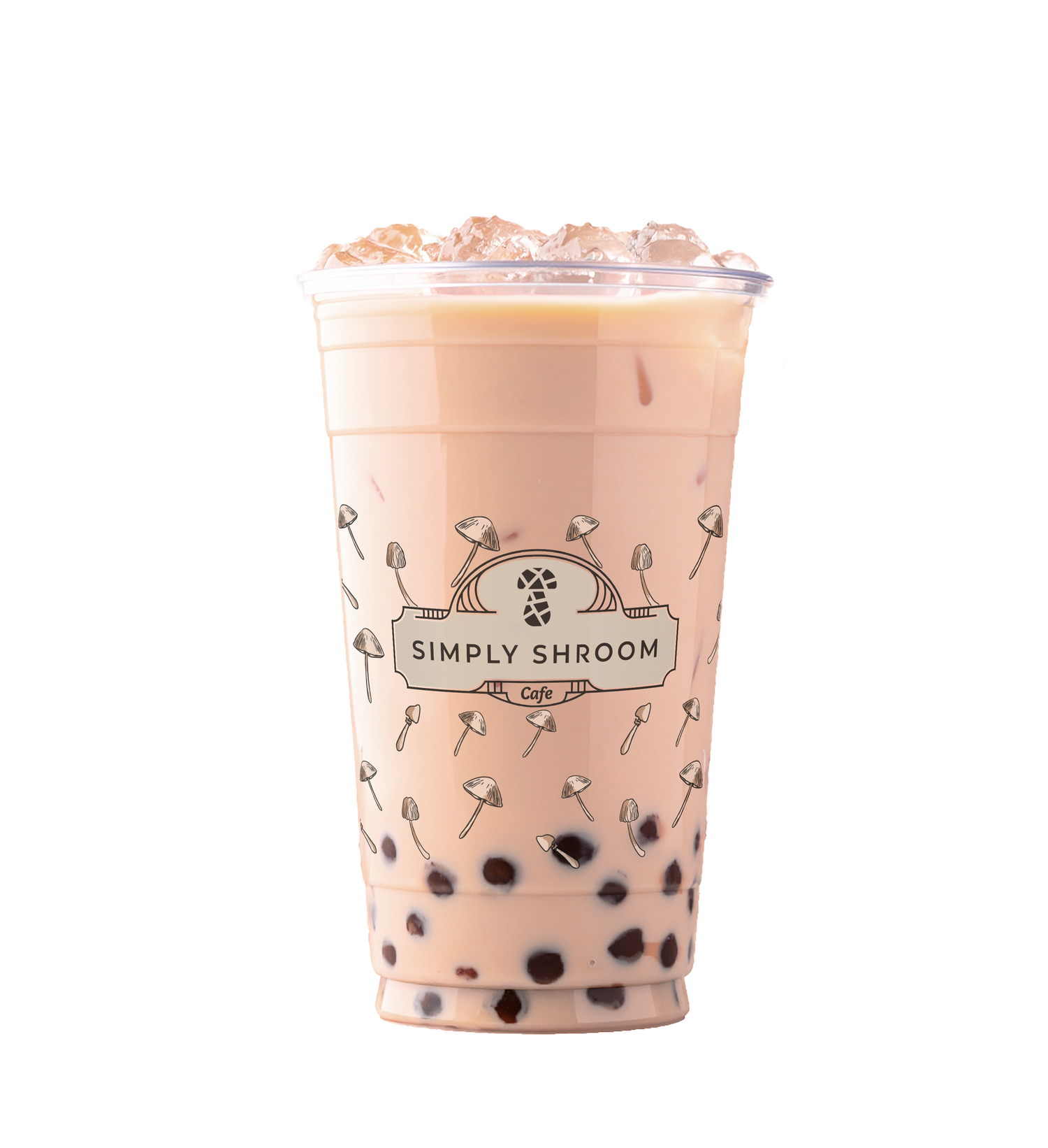 Peaches & Cream Boba Tea