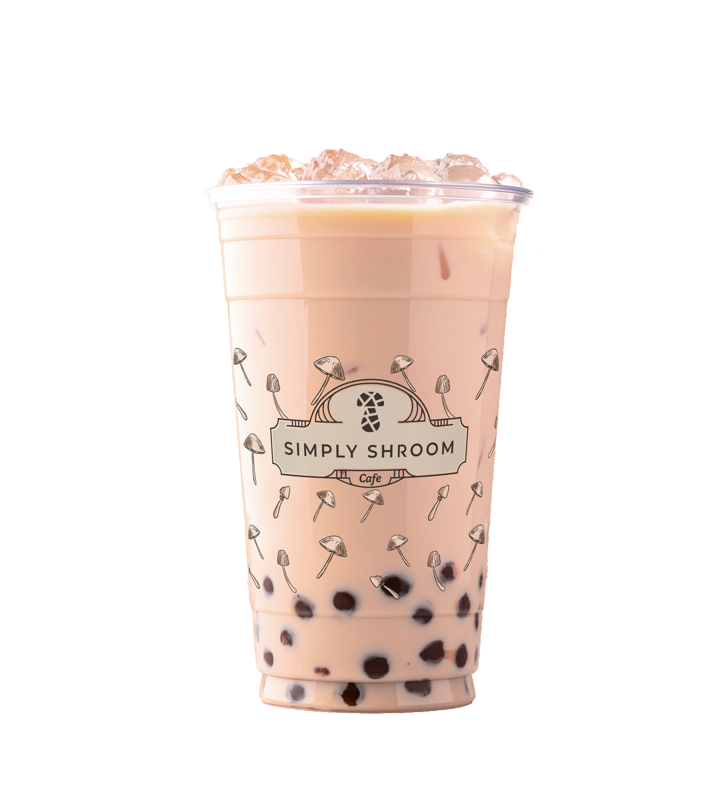 Peaches & Cream Boba Tea