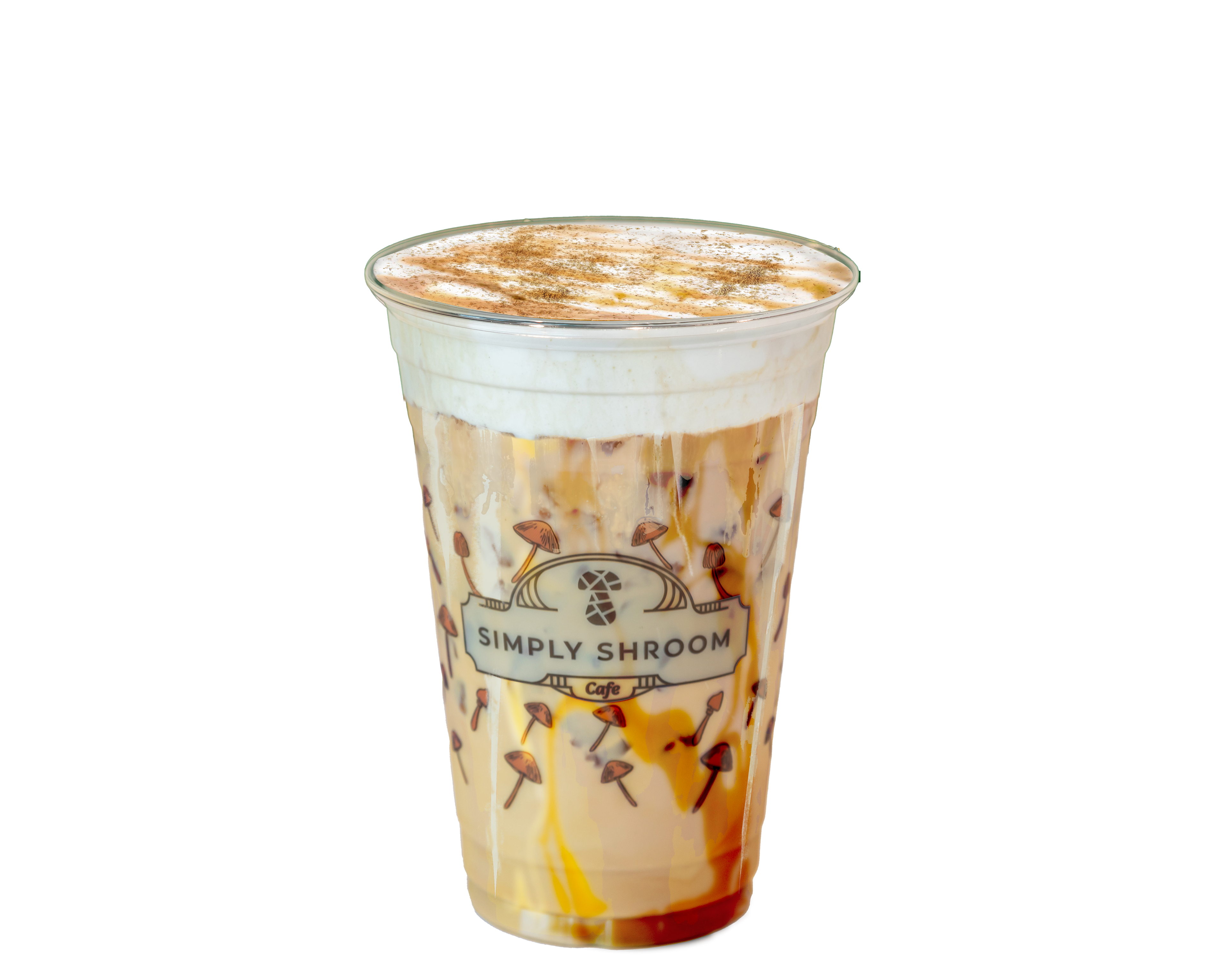 Salted Caramel Cinnamon Roll Latte